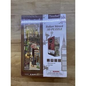 Tonecheer Baker Street 3D Book Nook DIY Construction Model Kit NEW